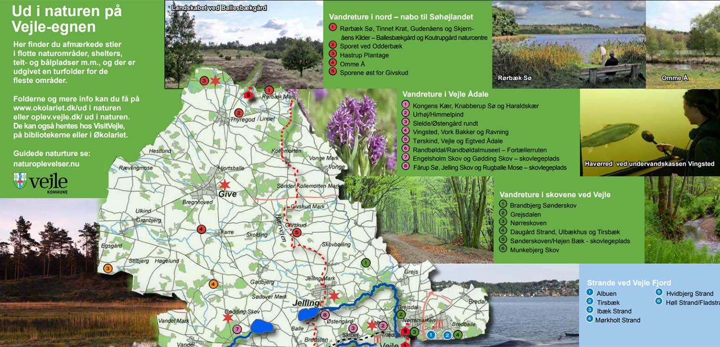 Ud i naturen på Vejle-egnen