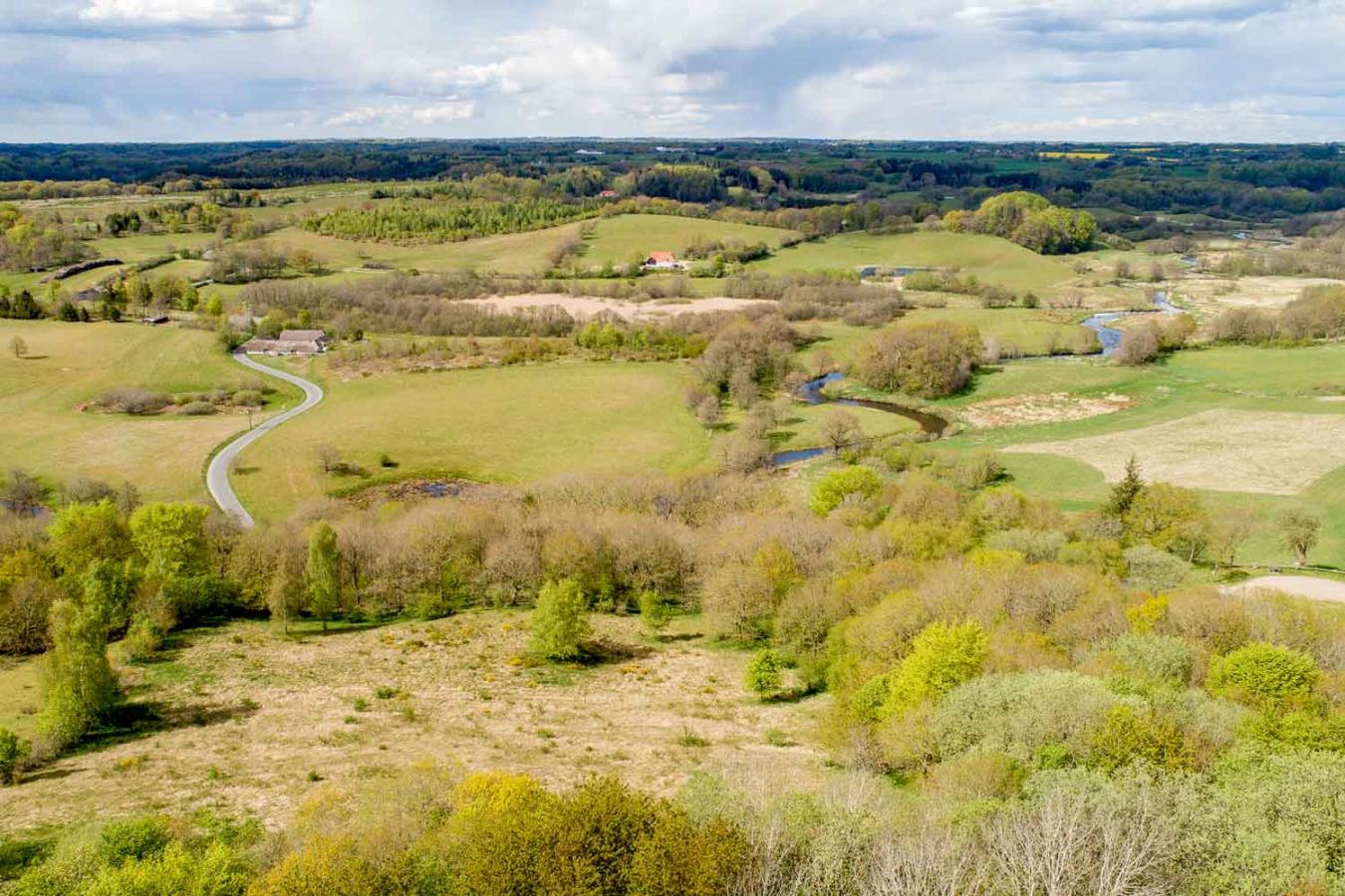 Udsigt fra Tørskind Grusgrav